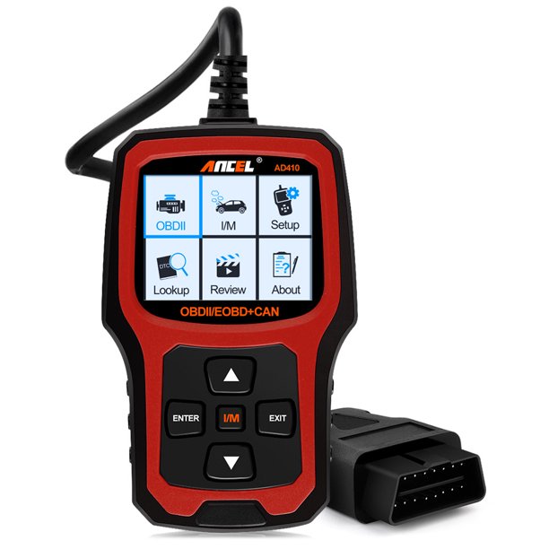 Ancel AD410 Enhanced OBD2 EOBD Scanner Check Engine Light Clear Fault