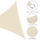 thumbnail image 5 of Yescom 1 pack 16'x16'x16' 97% UV Block Patio Awning Triangle Sun Shade Sail Canopy Sand Outdoor Yard Deck, 5 of 9