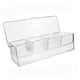 thumbnail image 1 of Servidor de condimentos fríos con tapa Servidor de buffet de comida fría Soporte de guarnición de barra solo caja, 1 of 9