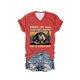 thumbnail image 1 of Puntoco Blusas estampadas de moda para mujer, blusas de manga corta, camisetas con cuello en V, 1 of 2