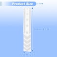 thumbnail image 3 of Unique Bargains Front Fender Arrow Sticker Decoration Motorcycle Warning Reflective Tape Waterproof Pet Reflective Material Material White 1 Pcs 34 cm x 5.5 cm, 3 of 6