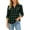 Green, variant on Lenpel Long Sleeve Shirts for Women Fall Plaid Collared Button down Shirts with Pockets Fashion Curved Hem Tops(Yellow,X-Large)