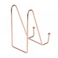 thumbnail image 4 of 6 Inch Rose Gold Metal Display Stands for Plate Holder Display Stands for Picture, Decorative Plate, Book, Photo Easel, Artistic Work, 4 of 7