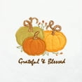 thumbnail image 2 of Linum Home Textiles Grateful & Blessed - Embroidered Luxury Turkish Cotton Hand Towel, White, 2 of 2