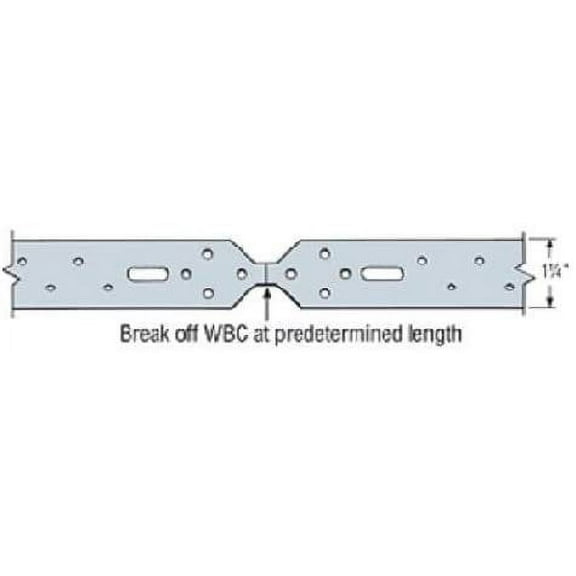 12 Count Simpson Strong-Tie WB126C - 11 Ft 4-3/4-Inch Wall Bracing Coil 1 Roll / 12 Pieces