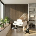 thumbnail image 2 of 47" x 24" Wood Panels for Wall, 4 Pack Acoustic Panels, Sound Absorbing Slat Wall for Wall Decor, Home, Walnut, 2 of 11