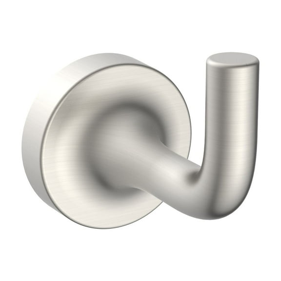 Better Homes & Gardens Clean Modern Style Wall Mount Robe Hook in Satin Nickel