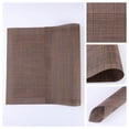 thumbnail image 2 of Unique Bargains 8 Pack Place Mats for Dining Table Decor Wipeable Table Mat Brown, 2 of 7