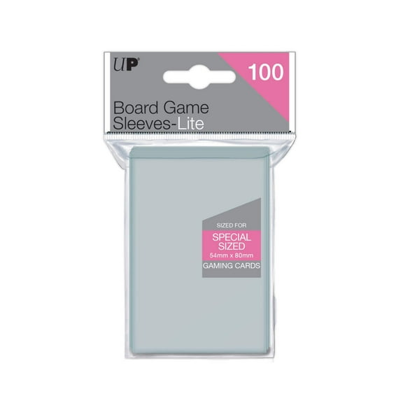Special Sized Lite Board Game Sleeves (100ct) for 54mm x 80mm Cards