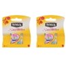 Schick Silk Effects+ Plus Refill Cartridges, 3 Count (Pack of 2)