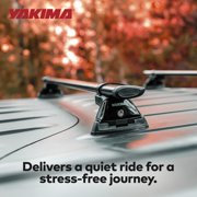YAKIMA 60 Inch Steel CoreBar Aerodynamic Roof Rack Crossbars, Set of 2