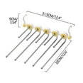 thumbnail image 2 of Amzcrzy Dorm Room Essentials Folding Pants Rack Folding Pants Rack, Multifunctional Multi-Layer Pants Hanger, Household Seamless Pants Clip, Wardrobe Storage Tool Dorm Room Essentials for Girls, 2 of 4