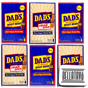 Dad's Old Fashioned Singles To Go Bundle With Gummy Bear Recipe Card from Carefree Caribou. Six (6) Boxes! Three (3) Boxes Dad's Old Fashioned Root Beer & Three (3) Boxes Dad's Cream Soda!