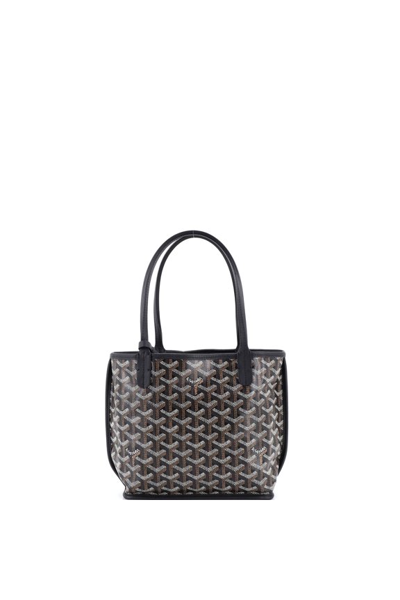 Pre-Owned Anjou Reversible Tote Coated Canvas Mini By Rebag