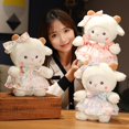 thumbnail image 2 of Cordero de peluche de 23/33cm, muñeco de oveja de peluche suave, vestido, Animal Kawaii, princesa, cambio de tela, regalo de alta calidad zhangyuxiang LED, 2 of 2
