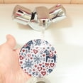 thumbnail image 5 of Multi-Shape Mdf Cork Coaster 4 Pieces Of Anti-Slip, Anti-Wear And Anti-Fouling 3.9in Easy To Clean And Stable Structure Nordic Folk Art Christmas Pattern Round Shape, 5 of 7