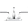 thumbnail image 3 of Kohler K-27414-4K Tone 1.0 GPM Centerset Bathroom Faucet - Chrome, 3 of 3