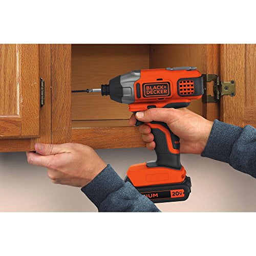 Black and decker drill and impact driver sale set
