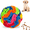 15cm, variant on Snuffle Ball for Large Dogs, Colorful Bite-Resistant Pet Snuffle Ball Toy, Interactive Dog Treat Puzzle Toys,Relieves Boredom & Encourages Natural Foraging Instincts