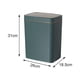 thumbnail image 3 of Cubo de basura sin contacto Cubo de basura Cubo de basura eléctrico Papelera para 18L Blanco,15L Verde, 3 of 3