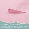 thumbnail image 3 of Flxxie Microfiber Toddler Pillowcases with Envelope Closure, Ultra Soft Travel Pillow Covers, Small Pillowcases for Kids, Pink, 14" x 20", 2 Pack, 3 of 5