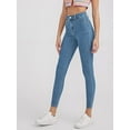 thumbnail image 4 of Womens' High Waist Skinny Cropped Jeans, 4 of 5
