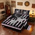 thumbnail image 2 of Manfei Hunting Deer Silhouette Queen Sheets, Camo American Flag Queen Sheet Sets, Light Pink, Pink Reversible 4 Pieces (1 Flat Sheet, 1 Fitted Sheet and 2 Pillowcases), 2 of 6