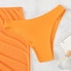 thumbnail image 5 of Gibobby Conjunto de Bañador Sexy Traje de baño de bikini de 3 piezas para mujer(Naranja,XL), 5 of 5