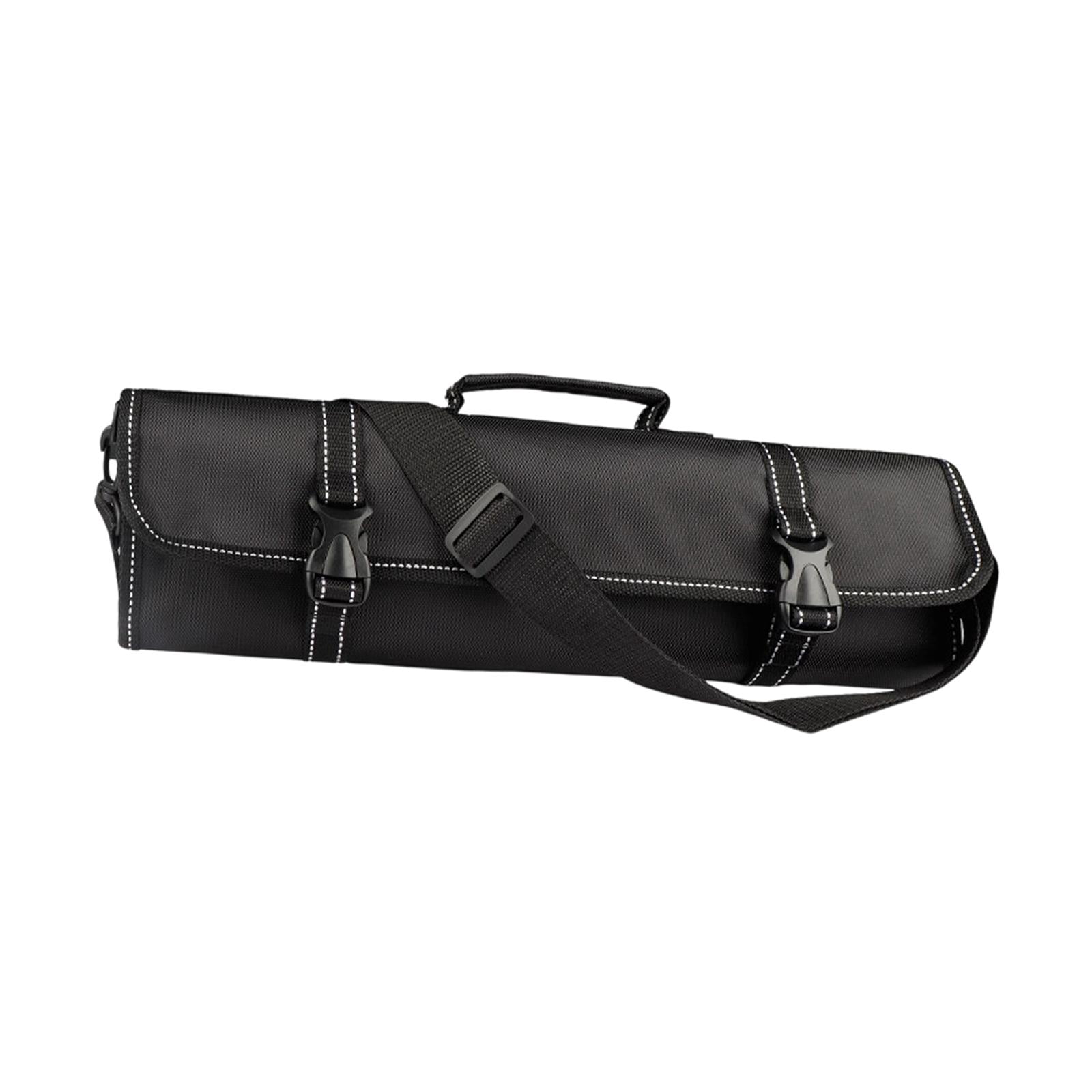 Fiocias Chef Tools Storage Bag Roll Bag Cooking Gadgets Storage Case Sturdy Multipurpose