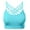 ASH MINT, variant on Women's Novelty Bras Seamless Triple Criss-Cross Front Bralette Sports Bra (No Pad)