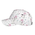 thumbnail image 5 of Daiia Cute Poodle Dog print Baseball Cap Men Women Golf Dad Hat Adjustable Original Classic Low Profile Hat Unconstructed Plain Cap, 5 of 9