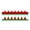 green and red, variant on 2 Pieces Horse Rein Cover Equestrian Lunge Line Decoration Soft Polyester Material for Christmas Holiday Events