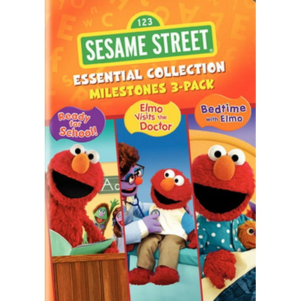 Sesame Street Essentials Collection Milestones 3 Pack Dvd Walmart Com Walmart Com