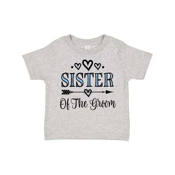 Inktastic Sister Of The Groom Wedding Party Girls Toddler T-Shirt
