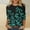 Multicolor#15, variant on GaThRRgYP Womens Blouse under $10,Tops for Women Plus Size,Women's 2025 Spring/Summer Top Round Neck Top Loose and Comfortable 3/4 Sleeve Round Neck Top/Shirt Multicolor S