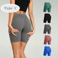 thumbnail image 2 of Pantalones cortos de yoga para mujer Cintura alta Push-up Leggings de secado rápido Deporte, 2 of 5