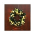 thumbnail image 2 of LED String Lights Christmas Wreath Xmas Garland with Battery Operated Home Decor, 2 of 3