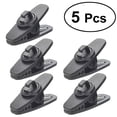 thumbnail image 1 of Bamboohart Portable Rotating Headphone Clamps for Headset Use Durable Plastic Black Color 5 Pieces Fits, 1 of 6
