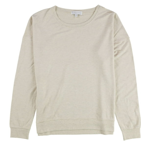 P.J. Salvage Womens Heatherd Pajama Sleep T-shirt, Beige, Medium
