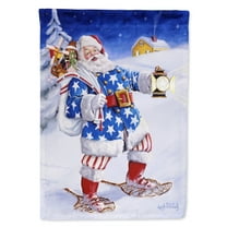 Carolines Treasures PJH3008GF Santa Claus A Star to Guide Him Flag Garden Size  Small multicolor