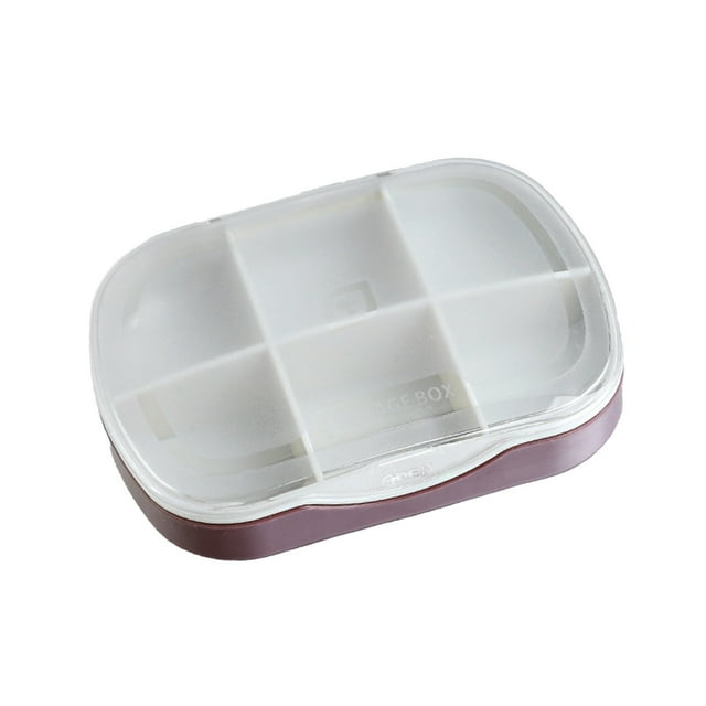 Lksixu Boîte de Rangement Portable pour Médicaments Facile à Ranger Pratique pour Voyager Étanche à l'Humidité Rangement Classifié Ne Pas Intervenir les uns avec les Autres Gadgets de Cuisine