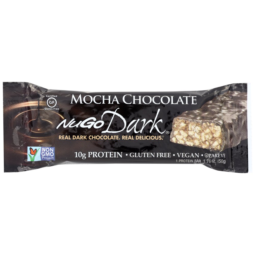 Nugo Nutrition Bar Dark Mocha Chocolate 50 G , 1.76 Oz Walmart