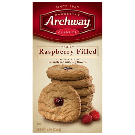 (2 Pack) Archway Raspberry Filled Classic Cookies, 9