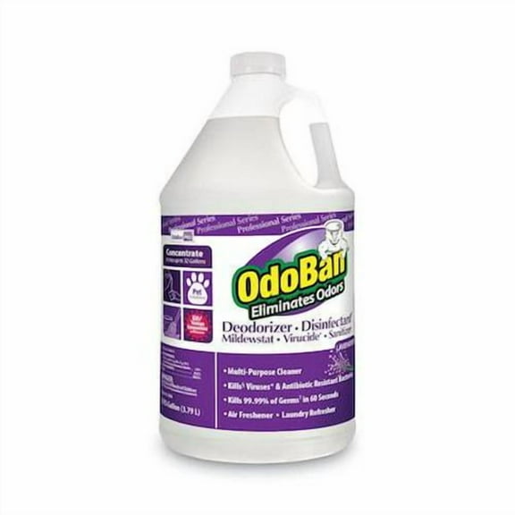 Odoban Concentrate Odor Eliminator and Disinfectant, Lavender, 1 gal, PK4