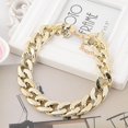 thumbnail image 5 of tasrioml Women Simple Punk Style Cut Link Chain Choker Shiny All Match Necklace Jewelry, 5 of 5