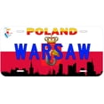 thumbnail image 1 of Warsaw TAG02 Poland Novelty Car Auto License Plate, 1 of 3