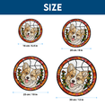 thumbnail image 5 of HOMYGIFTS Personalized Pet Stained Glass Suncatcher – Custom Dog or Cat Window Decor, 5 of 6