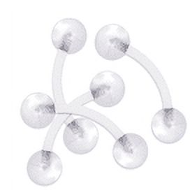 Eyebrow Piercing Retainer 4 Pack