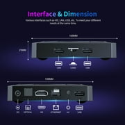 X96 M300 Android 14.0 TV Box 64bit 4GB RAM 32GB ROM Amlogic S905A ARM G310 V2 1000M Ethernet WiFi6 Dual-WiFi 2.4G/5G 8K BT5.x USB Voice Control