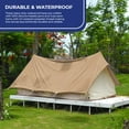 thumbnail image 6 of Tarps Now Waterproof Canvas Tarp - 12’ x 24’ Heavy-Duty Tarp Cover (Tan), 6 of 9